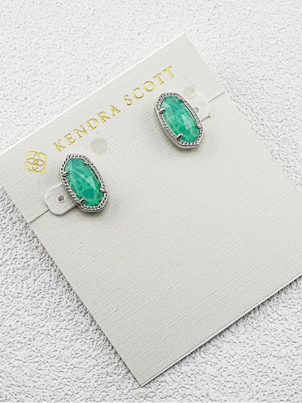 Kendra Scott Daniela Stud Earrings in Aqua